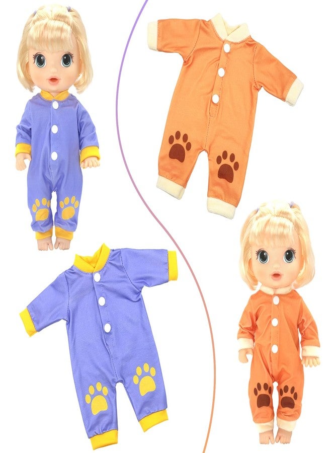 UNICORN ELEMENT 4Pcs Alive Baby Doll Clothes for 10-12 Inch，4 Set Baby Doll Clothes Accessories Fit for 10/11/12 Inch(Not Dolls) - Image 5